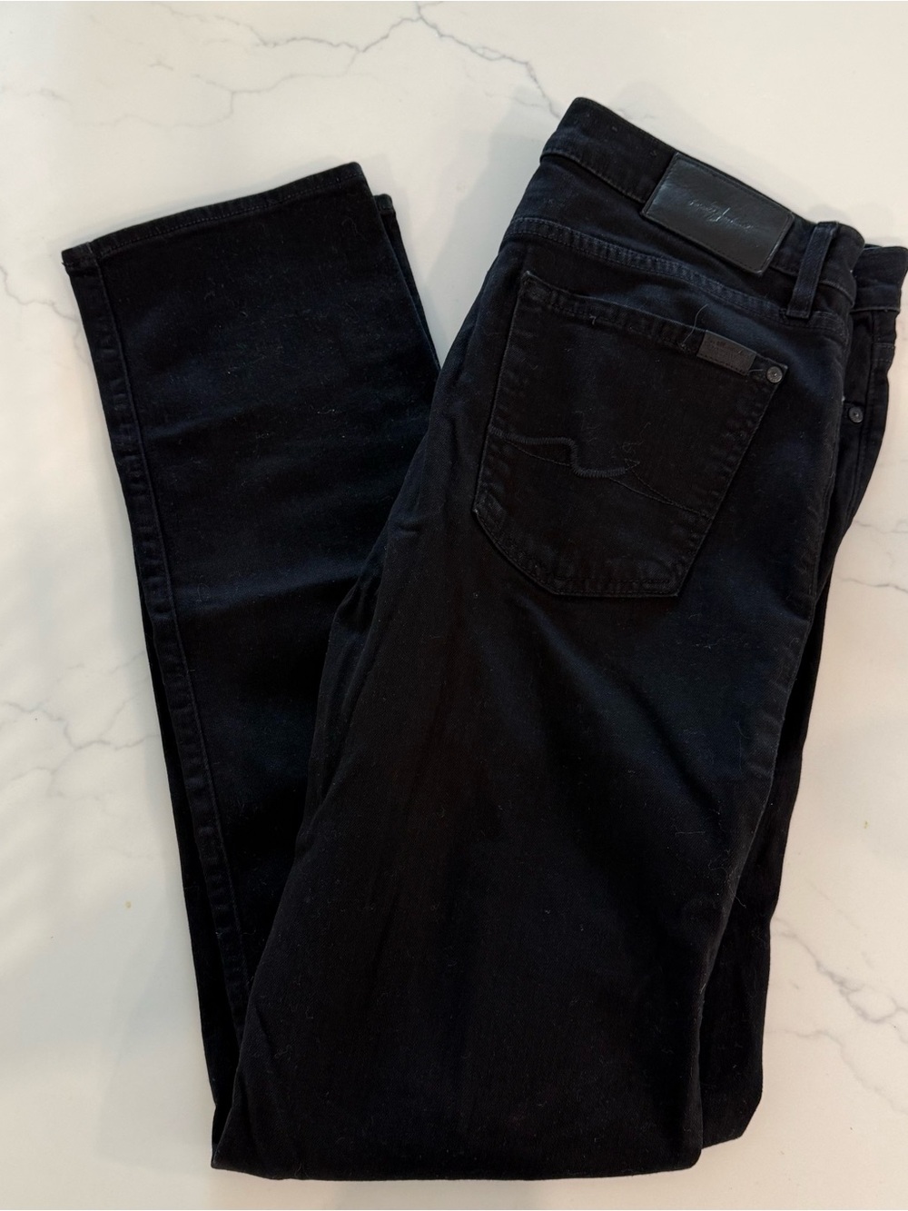 7 For All Mankind Slimmy Men’s Jeans in Black
